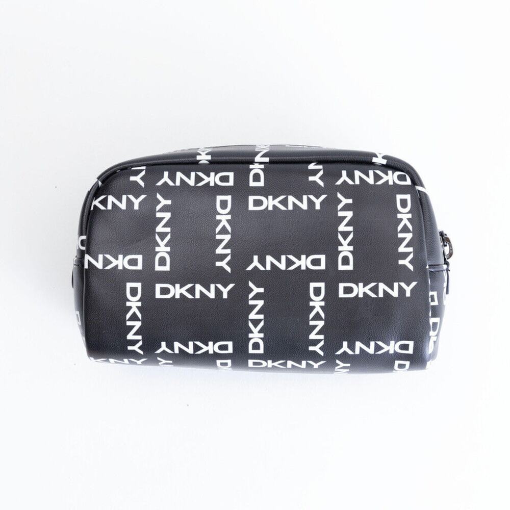 DKNY Tilly Logo Cosmetic Pouch Black (Pre-owned/as pictured)